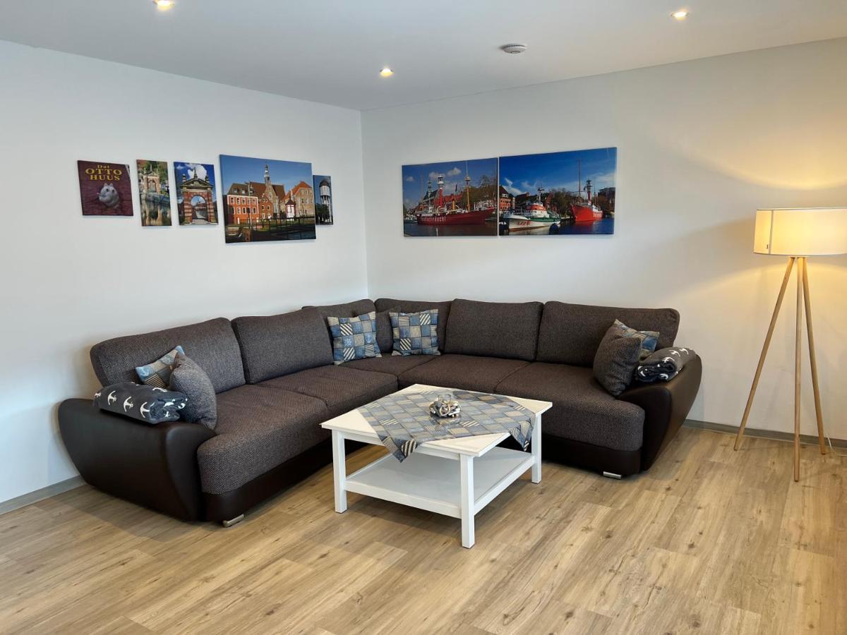 Ferienwohnung Wippsteert - 5 Sterne - Mit Balkon Und Pkw Stellplatz Emden Eksteriør bilde